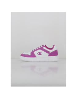 Baskets rebound 2.0 low violet blanc femme - Champion