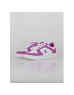 Baskets rebound 2.0 low violet blanc femme - Champion