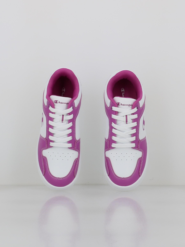 Baskets rebound 2.0 low violet blanc femme - Champion