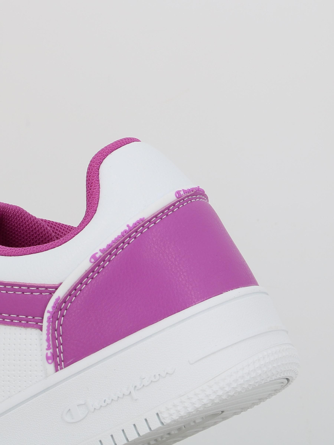 Baskets rebound 2.0 low violet blanc femme - Champion