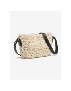 Sac bandoulière paille rowan beige femme - Tiffosi