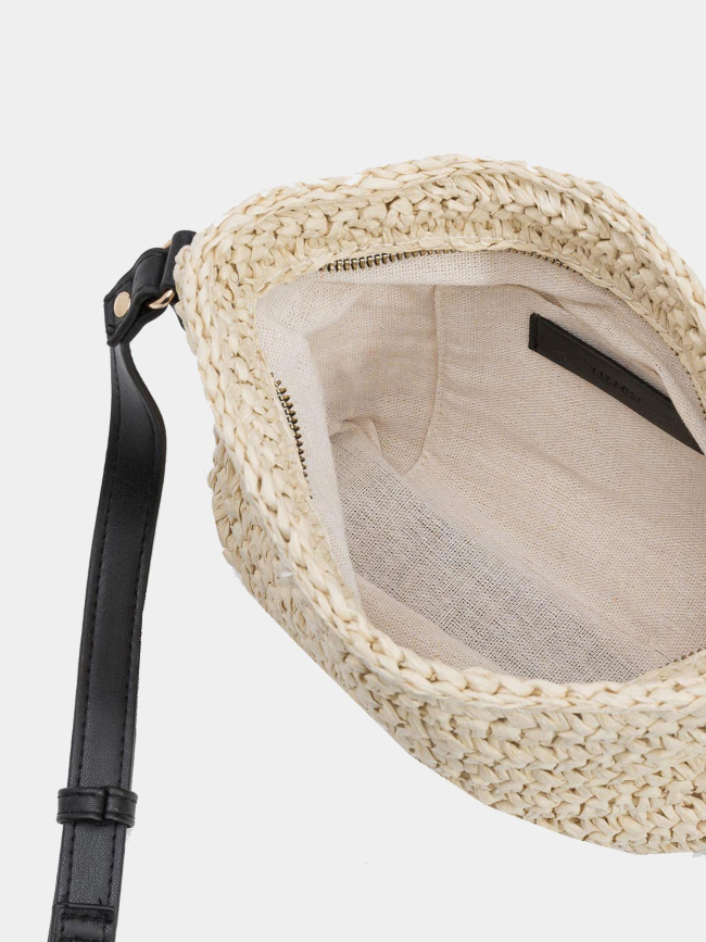 Sac bandoulière paille rowan beige femme - Tiffosi