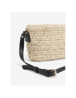Sac bandoulière paille rowan beige femme - Tiffosi