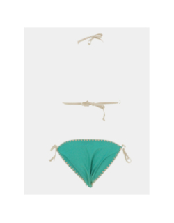 Maillot de bain 2 pièces lea gold vert femme - Lagon Bleu
