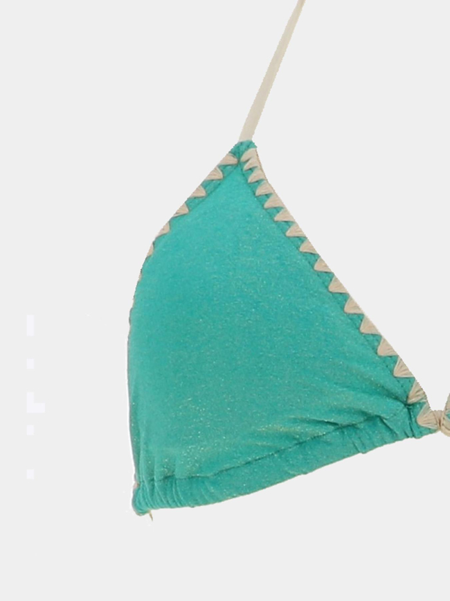 Maillot de bain 2 pièces lea gold vert femme - Lagon Bleu