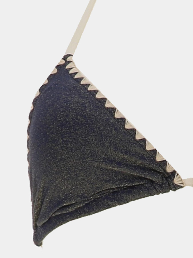 Maillot de bain 2 pièce léa brillant bleu marine femme - Lagon Bleu