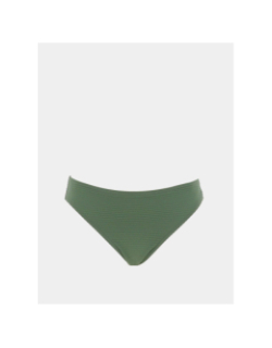 Maillot de bain 2 pieces ines côtelé kaki femme - Lagon bleu