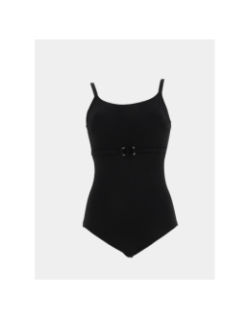 Maillot de bain 1 pièce anita gaufré noir femme - Lagon Bleu