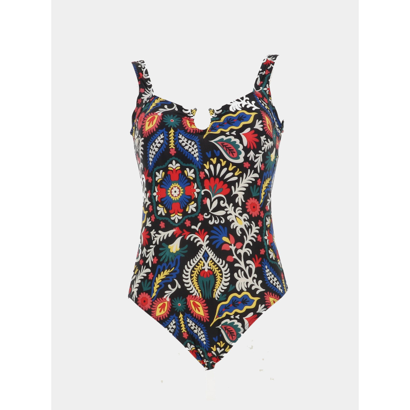 Maillot de bain 1 pièce nathalie goa noir femme - Lagon Bleu