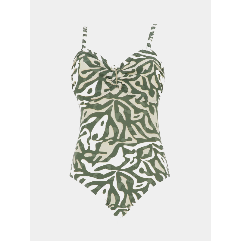 Maillot de bain camille gold st trop kaki femme - Lagon Bleu