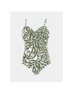 Maillot de bain camille gold st trop kaki femme - Lagon Bleu