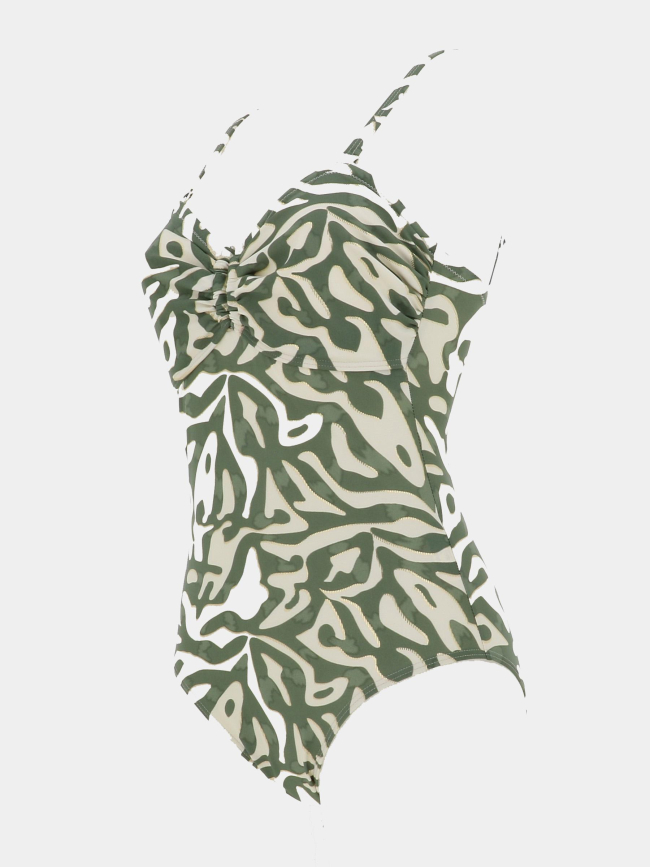 Maillot de bain camille gold st trop kaki femme - Lagon Bleu
