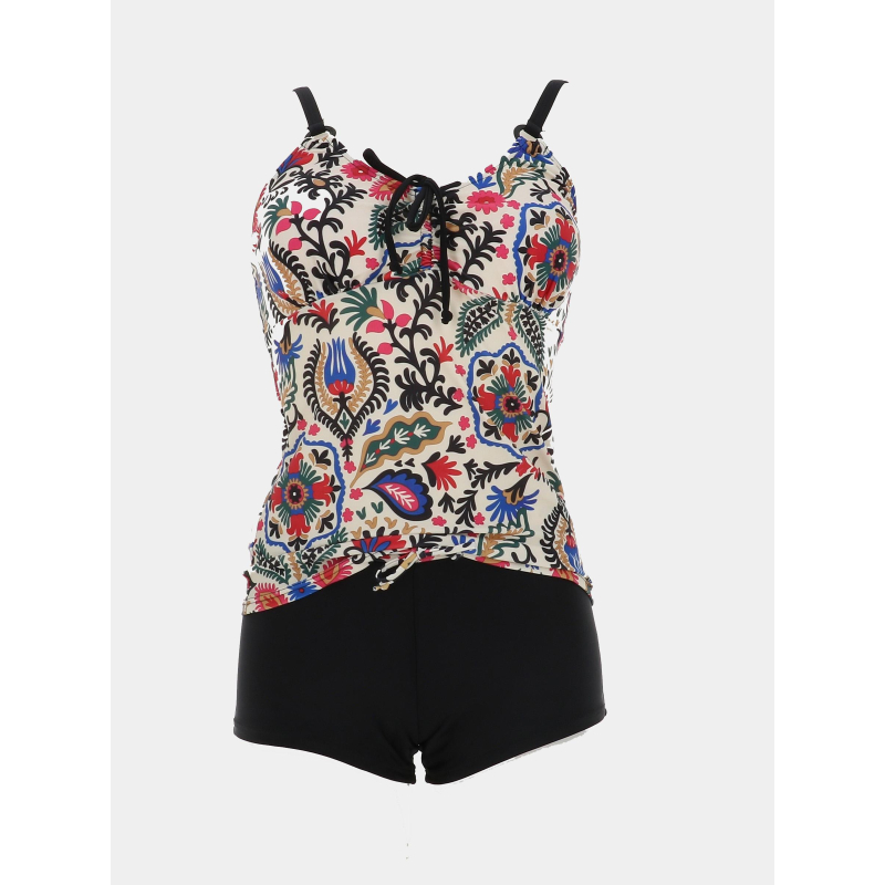 Maillot de bain tankini melina goa beige femme - Lagon Bleu