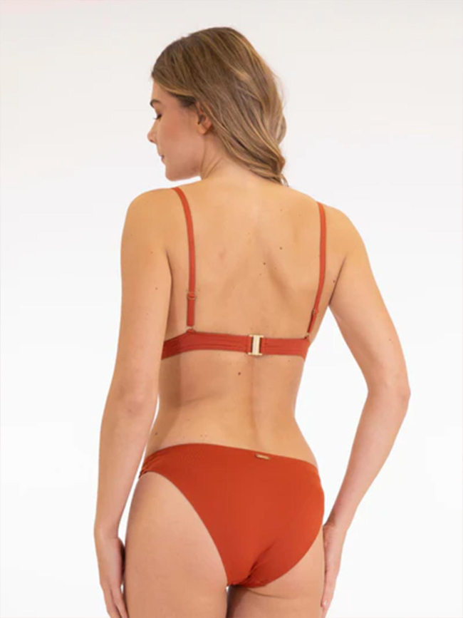 Culotte de maillot de bain nora marron femme - Happy & So