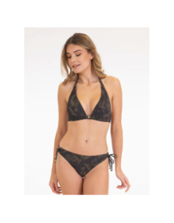Bas de maillot de bain tanga thalia kaki femme - Happy & So