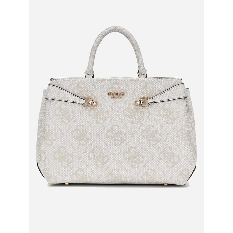 Sac à main lorelei logoté écru blanc femme - Guess