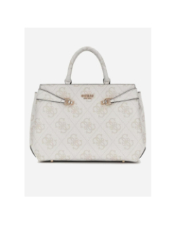 Sac à main lorelei logoté écru blanc femme - Guess
