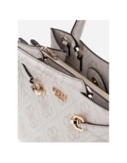 Sac à main lorelei logoté écru blanc femme - Guess