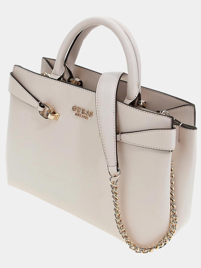 Sac à main lorelei girlfriend uni gris clair femme - Guess