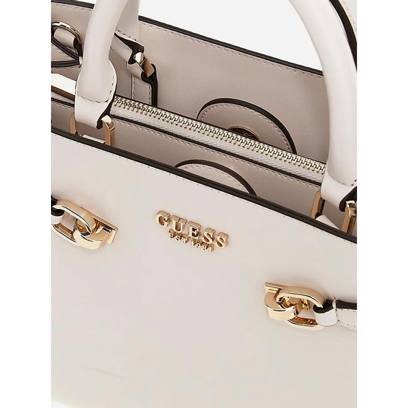 Sac à main lorelei girlfriend uni gris clair femme Guess