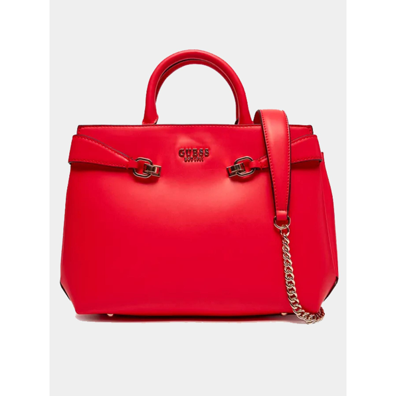 Sac à main lorelei girlfriend uni rouge femme - Guess