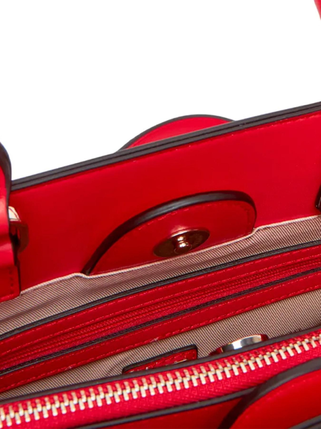 Sac à main lorelei girlfriend uni rouge femme - Guess