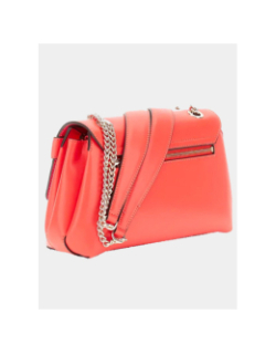 Sac bandoulière lorelei chaine uni rouge femme - Guess
