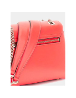 Sac bandoulière lorelei chaine uni rouge femme - Guess