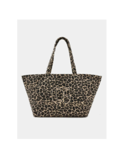 Sac cabas léopard dalia marron femme - Le Temps Des Cerises