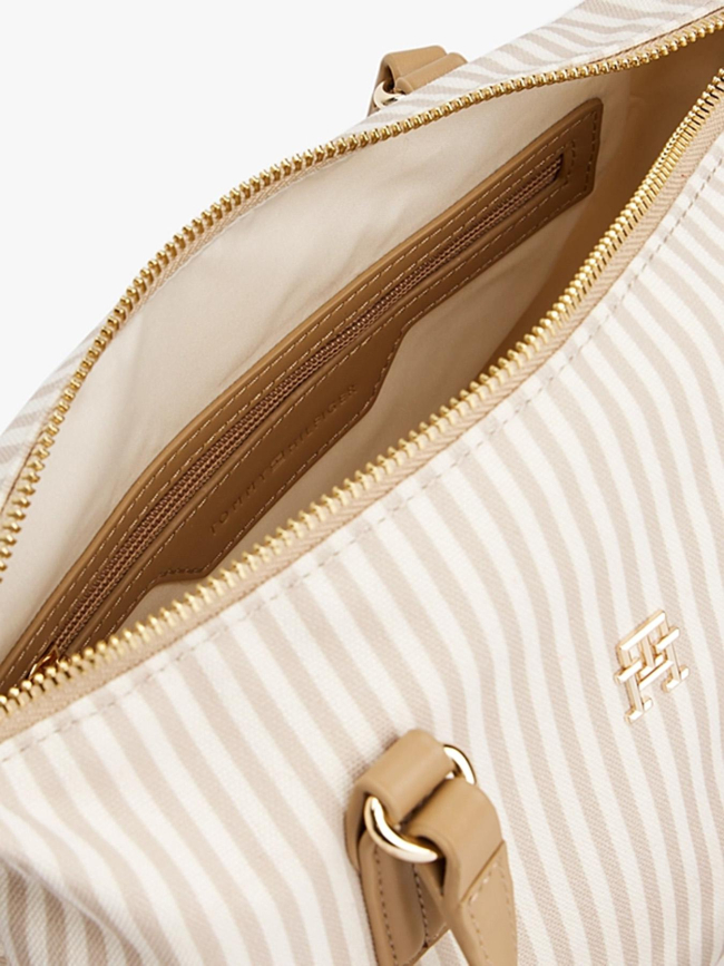 Sac bandoulière summer poppy rayé beige femme - Tommy Hilfiger