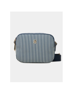 Sac bandoulière rayé summer poppy bleu femme - Tommy Hilfiger