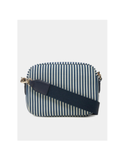 Sac bandoulière rayé summer poppy bleu femme - Tommy Hilfiger