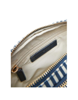 Sac bandoulière rayé summer poppy bleu femme - Tommy Hilfiger