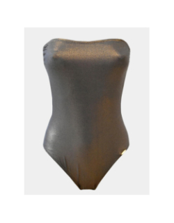 Maillot de bain 1 pièce lisa bronze brillant femme - Grain De Sable