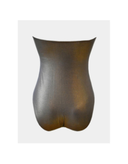 Maillot de bain 1 pièce lisa bronze brillant femme - Grain De Sable