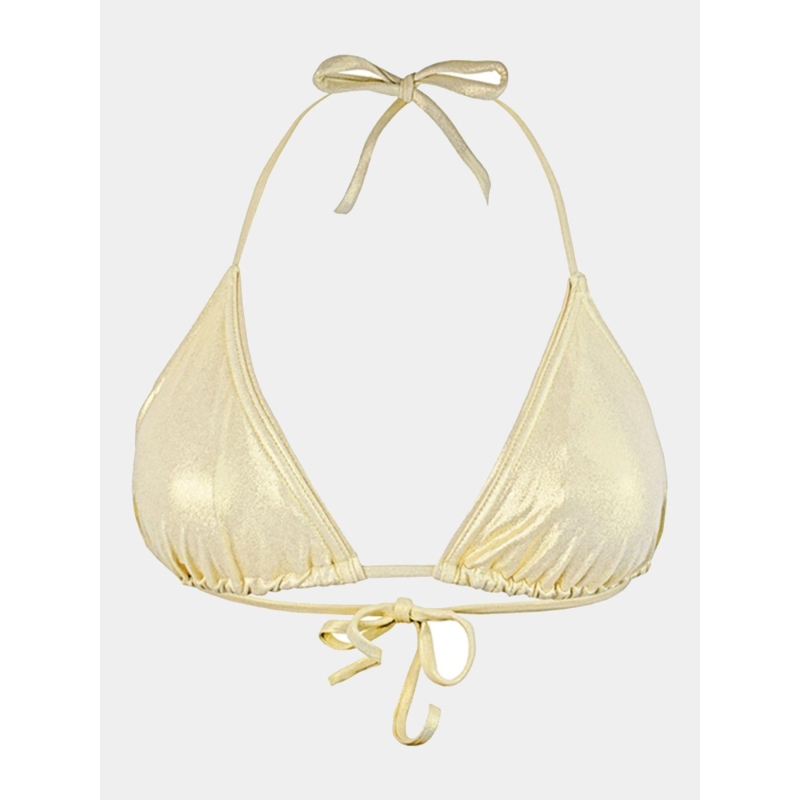 Haut de maillot de bain ficelle trésor doré femme - Grain De Sable