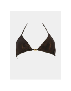 Haut de maillot de bain ficelle bronze marron femme - Grain De Sable