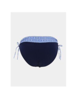 Culotte de maillot de bain zigzag élite bleu femme - Grain De Sable