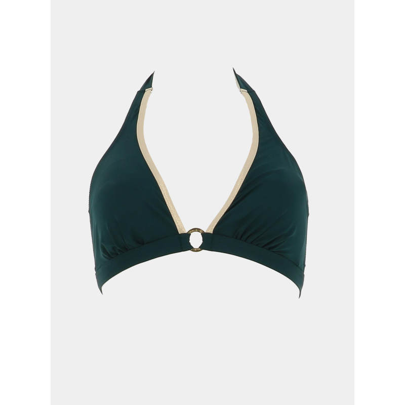 Haut de maillot de bain triangle bi vert femme - Grain De Sable