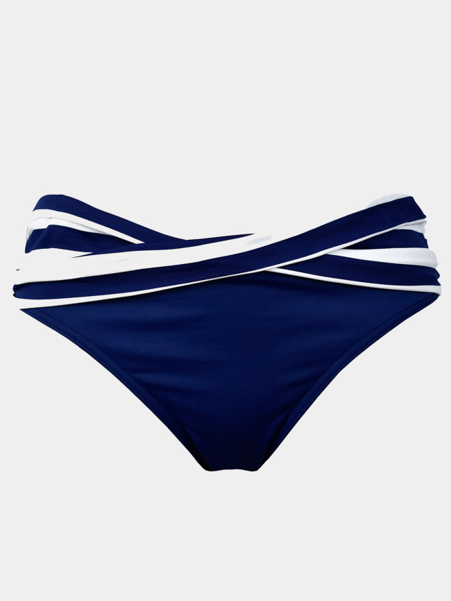 Culotte de maillot de bain bali belle ile bleu femme - Grain De Sable