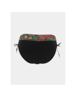 Culotte de maillot de bain zigzag polka noir femme - Grain de Sable