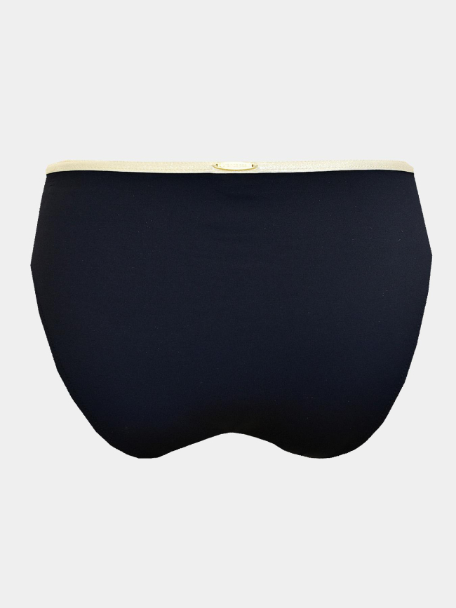 Culotte de maillot de bain normale bi noir femme - Grain De Sable