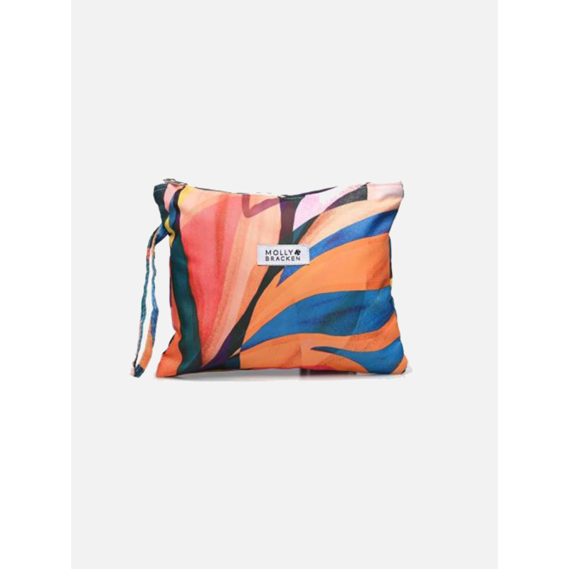 Pochette zippée en tissu multicolore femme - Molly Bracken