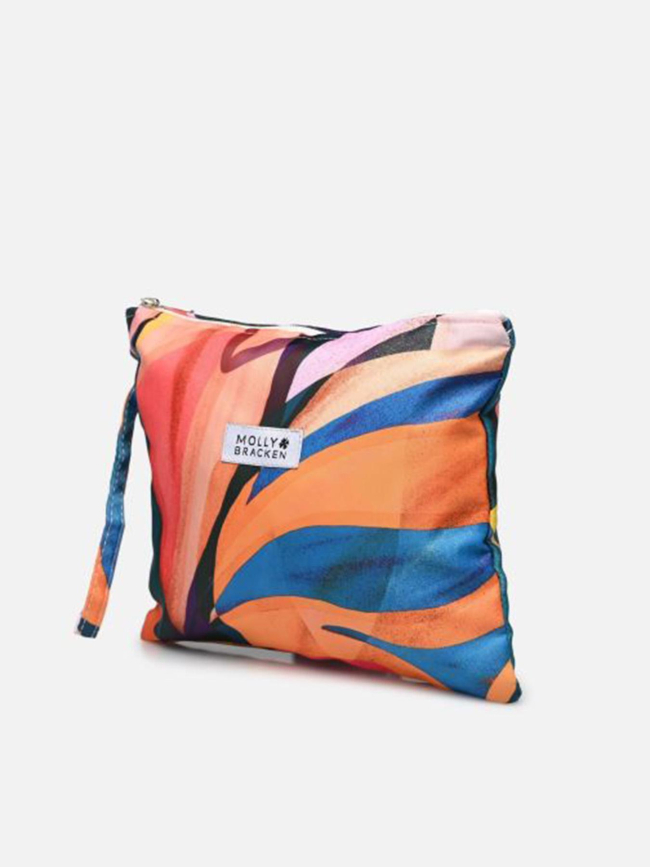 Pochette zippée en tissu multicolore femme - Molly Bracken