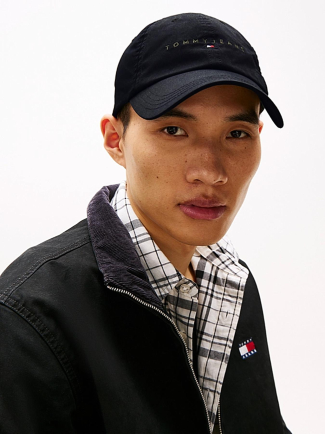 Casquette linear logo noir homme - Tommy Jeans