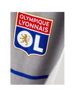 Drap de plage blason gris - Olympique Lyonnais