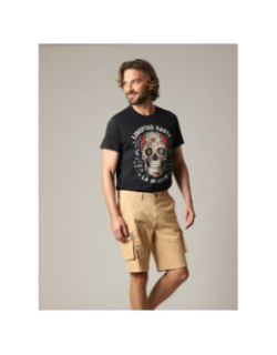 Short cargo slog beige homme - Deeluxe