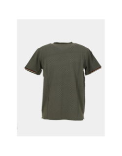 T-shirt en piqué de coton à motif kaki homme - Rms 26