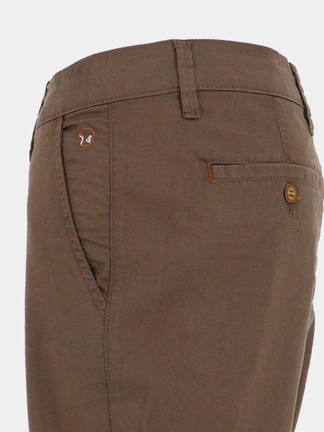 Short chino basquia marron homme - Benson & Cherry