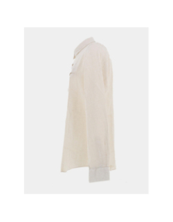 Chemise en lin lemar beige homme - Benson & Cherry